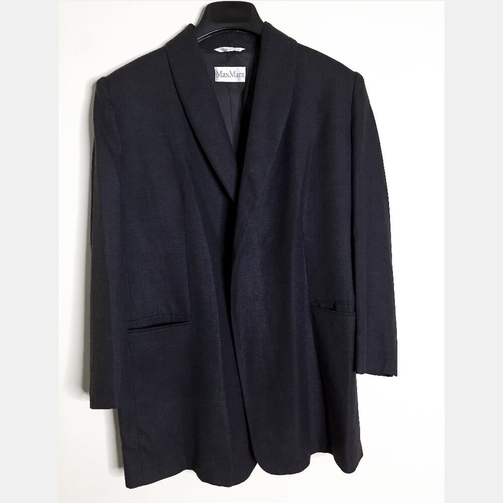 *SOLD*Vintage High End MaxMara Blazer 90% Wool 10% Cashmere Made In Italy Size 6